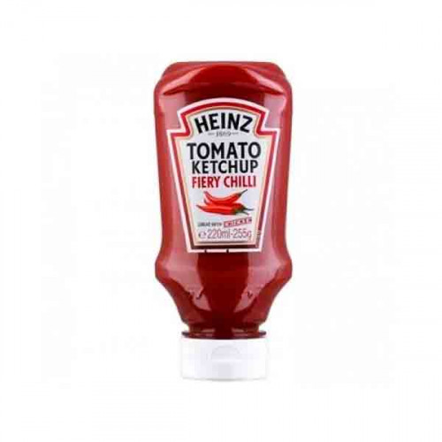Heinz Tomato Ketchup Fiery Chilli 255gm  Heinz Tomato Ketchup Fiery Chilli 255gm