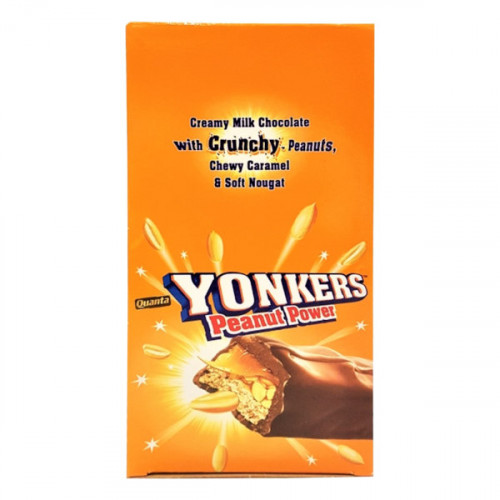 Yonkers Peanut Power Milk Chocolate 12 x 35gm  Yonkers Peanut Power Milk Chocolate 12 x 35gm