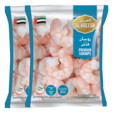 Al Areesh Frozen Premium Shrimps 2 x 454gm 