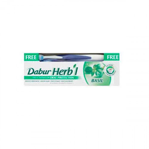 Dabur Herbal Toothpaste Basil 150gm  Dabur Herbal Toothpaste Basil 150gm