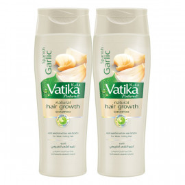 Dabur Vatika Naturals Natural Hair Growth Shampoo 2 x 400ml