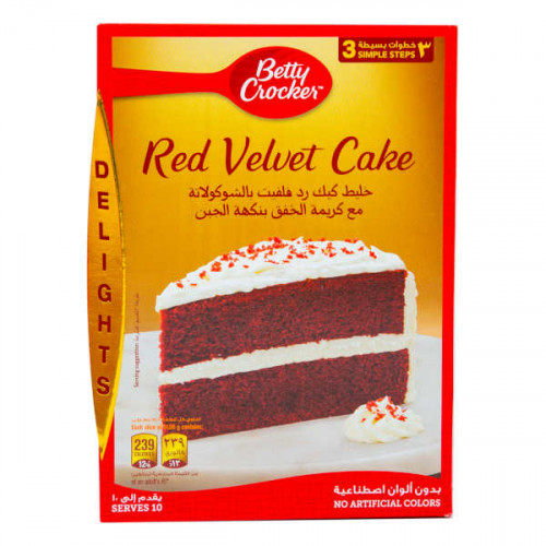 Betty Crocker Red Velvet Cake Mix 395gm  Betty Crocker Red Velvet Cake Mix 395gm