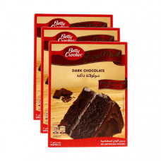 Betty Crocker Dark Chocolate Cake Mix 3 x 510gm 