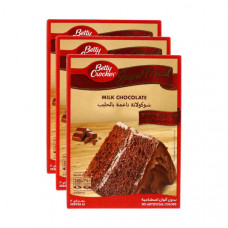 Betty Crocker Milk Chocolate Cake Mix 3 x 510gm 