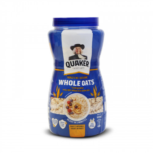 QUAKER WHOLE OATS (PET) 900GM