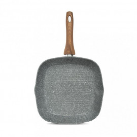 HOMEWAY MARBLE GRILL PAN 28 CM