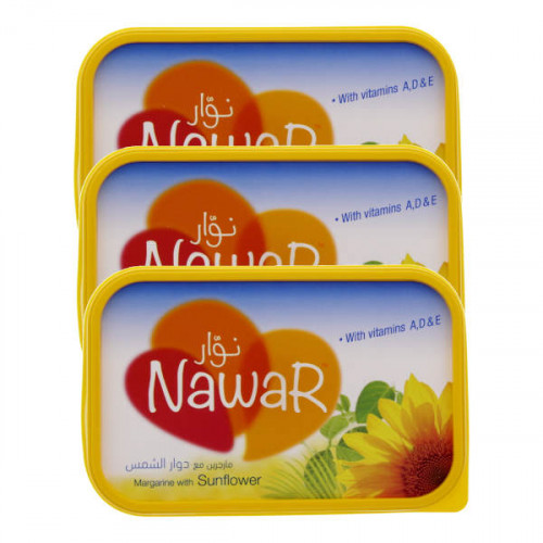 Nawar Spreadable Margarine 3 x 250gm  Nawar Spreadable Margarine 3 x 250gm