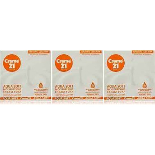 Creme 21 Cremey Moisturising Soap 4 X 125 Gm Creme 21 Cremey Moisturising Soap 4 X 125 Gm