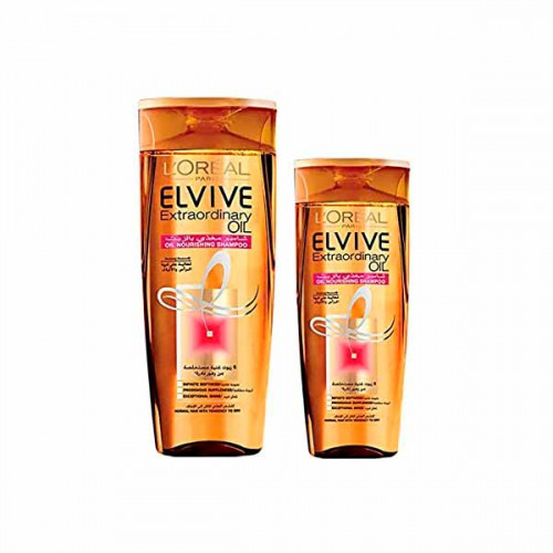 L-Oreal Elvive Extra Ordinary Oil Shampoo Normal 400ml + 200ml  L-Oreal Elvive Extra Ordinary Oil Shampoo Normal 400ml + 200ml