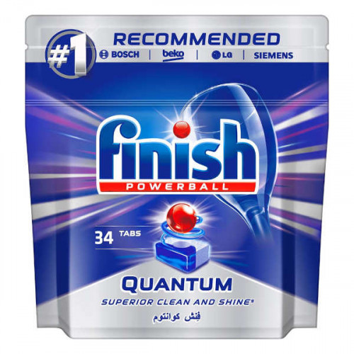 Finish Power Ball Quantum Dishwasher Tabs 34's 
