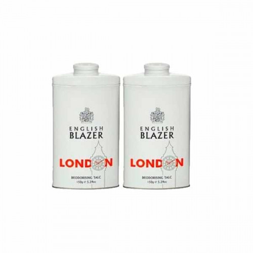 English Blazer Deodorizing Talc 2 x 250ml  English Blazer Deodorizing Talc 2 x 250ml