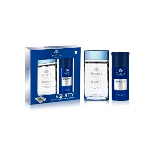 Yardley Equity EDT 100ml + Body Spray 150ml Free  Yardley Equity EDT 100ml + Body Spray 150ml Free