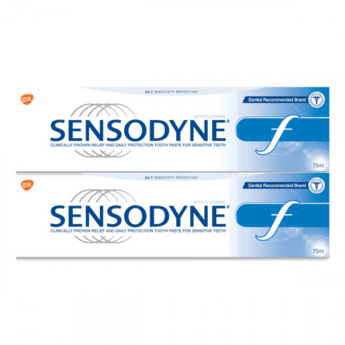 Sensodyne Flouride Toothpaste 2 x 75ml  Sensodyne Flouride Toothpaste 2 x 75ml