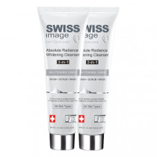 Swiss Image Absolute Radiance Whitening Cleanser 3 in 1 2 x 100ml 