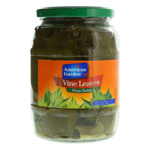 American Garden Turkish Grape Leaves 454gm  American Garden Turkish Grape Leaves 454gm