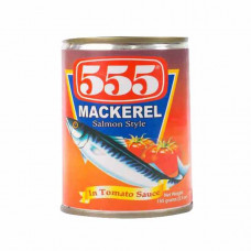 555 Mackerel Salmon Style in Tomato Sauce 155gm 