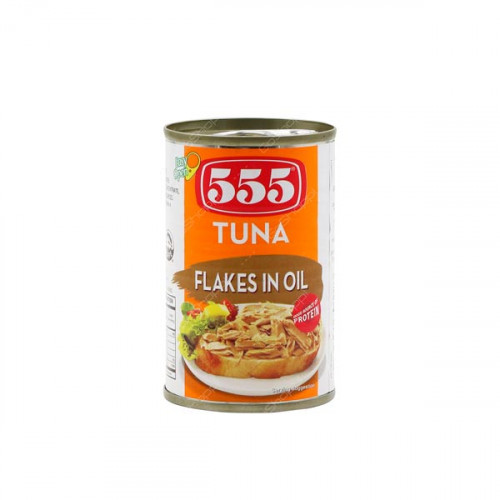 555 Tuna Flakes In Vegetable Oil 155gm 