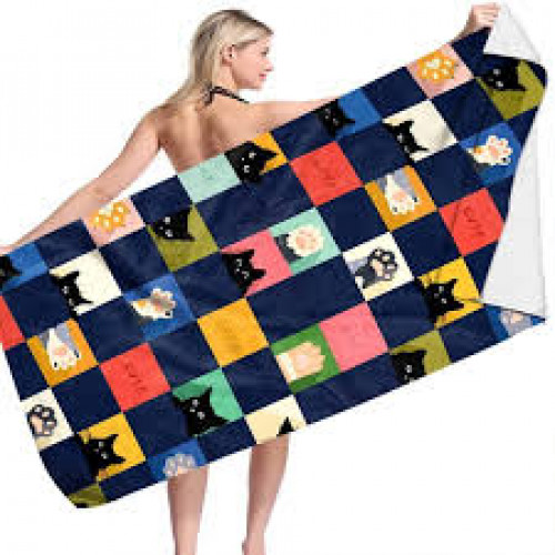Bath Sheet Print 90X180 Bath Sheet Print 90X180