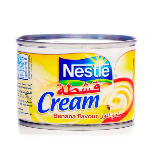 Nestle Sterilized Cream With Banana Flavour 175gm Nestle Sterilized Cream With Banana Flavour 175gm