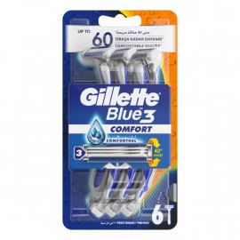 Gillette Blue 3 Comfort 6 Disposable Razors