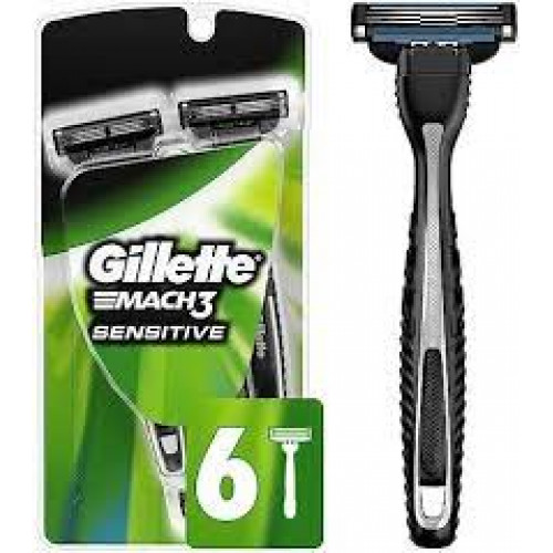 Gillette Razor Disposable B111 6 Reg Gillette Razor Disposable B111 6 Reg