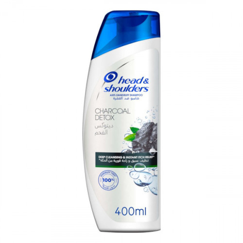 Head & Shoulders Anti-dandruff Shampoo Charcoal Detox 400ml  Head & Shoulders Anti-dandruff Shampoo Charcoal Detox 400ml