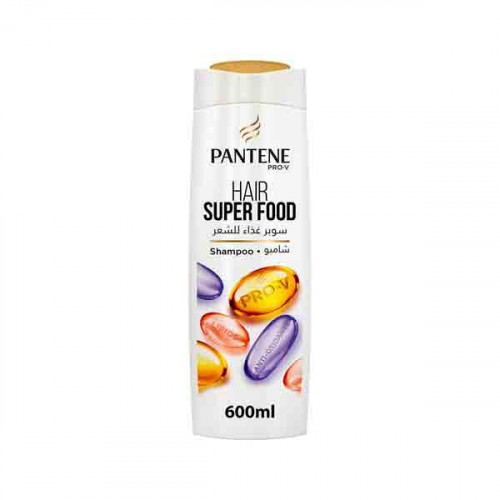 Pantene Hair Super Food Shampoo 600ml  Pantene Hair Super Food Shampoo 600ml