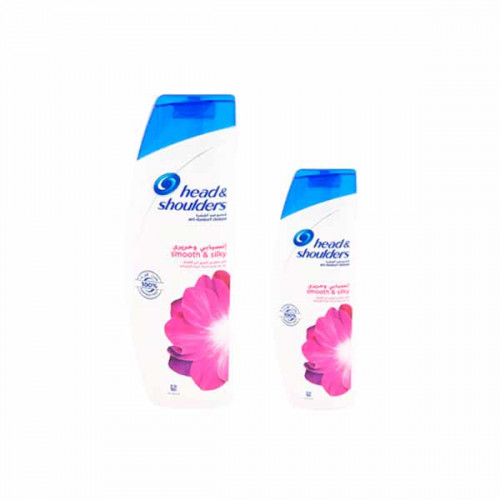 Head & Shoulder Smooth Shampoo 400ml + Conditioner 200ml  Head & Shoulder Smooth Shampoo 400ml + Conditioner 200ml