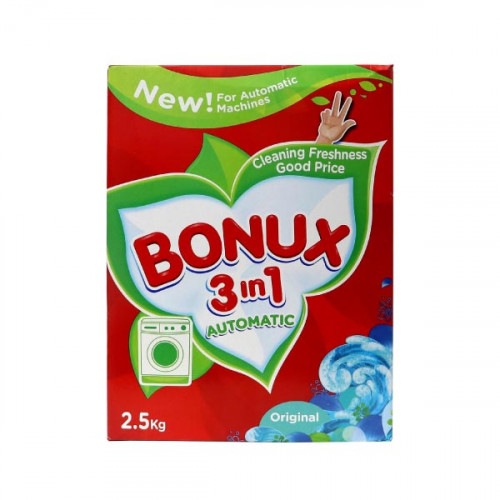 Bonux Automatic Detergent Powder Original 2.5Kg  Bonux Automatic Detergent Powder Original 2.5Kg