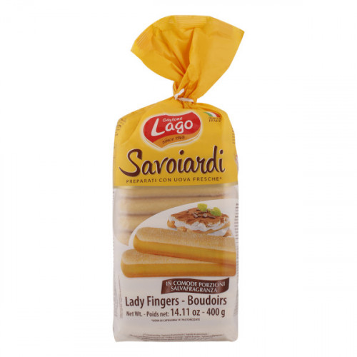 Lago Savoiardi Lady Fingers 400gm  Lago Savoiardi Lady Fingers 400gm