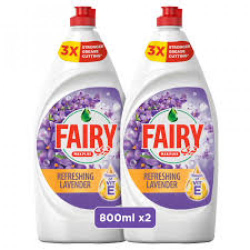 Fairy Lavendar Dish Wash 2X800Ml
