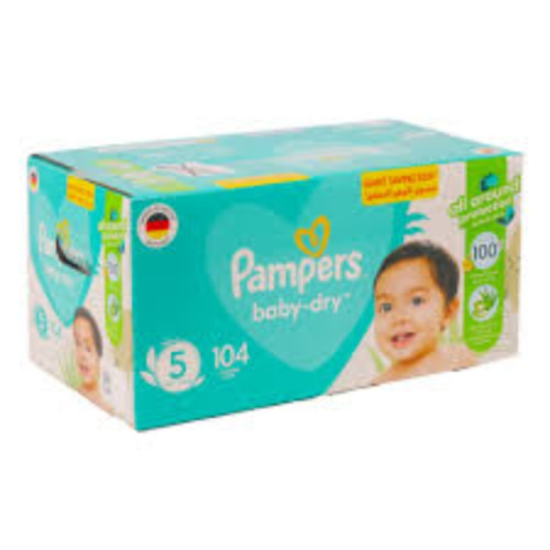 PAMPERS SUPERHERO MANE LINE S5 104S GIANT BOX