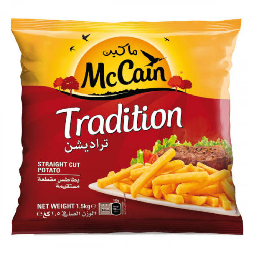 Mccain Tradition Straight Cut Potato 1.5Kg  Mccain Tradition Straight Cut Potato 1.5Kg