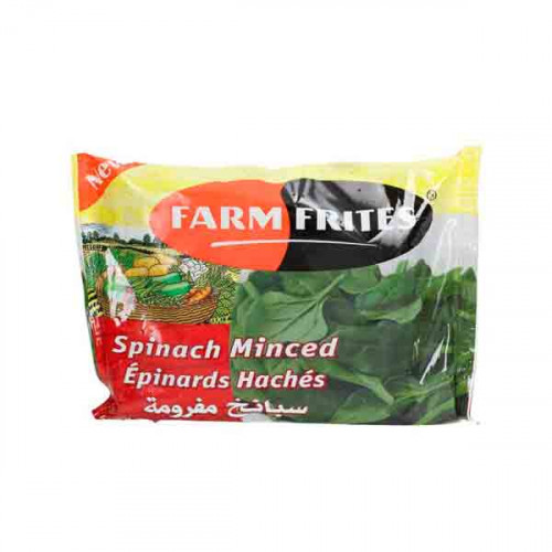 Farmfrites Frozen Spinach Minced 400gm  Farmfrites Frozen Spinach Minced 400gm