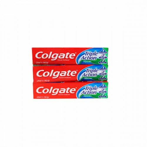 Colgate Triple Action Toothpaste 3 x 125ml  Colgate Triple Action Toothpaste 3 x 125ml