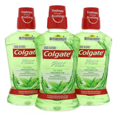 Colgate Plax Mouthwash Tea Fresh 3 x 500ml  Colgate Plax Mouthwash Tea Fresh 3 x 500ml