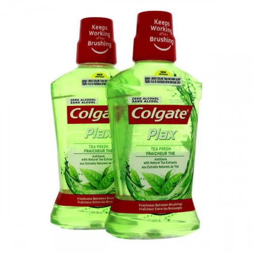 Colgate Plax Mouthwash Tea Fresh 2 x 500ml  Colgate Plax Mouthwash Tea Fresh 2 x 500ml
