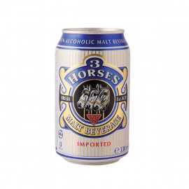 Three Horse Malt Beverage Can 330ml