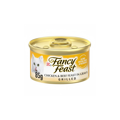 FANCY FEAST GRILLED CHICKEN BEEF 85GM