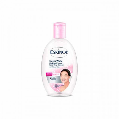 Eskinol Facial Cleanser Classic White Blackhead Eliminates 225ml 