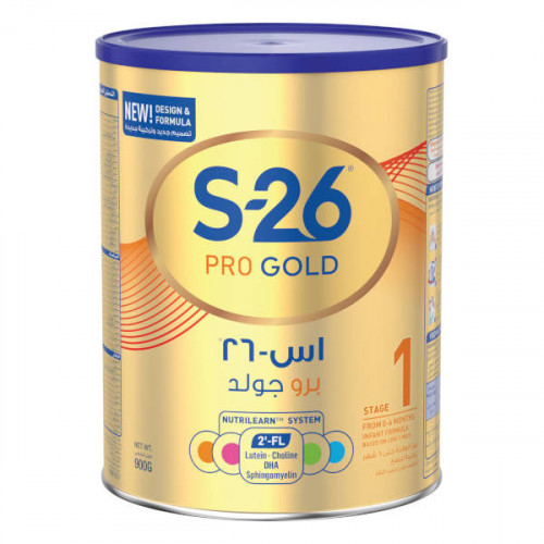 S-26 Pro Gold Stage 1 Infant Formula 900gm  S-26 Pro Gold Stage 1 Infant Formula 900gm
