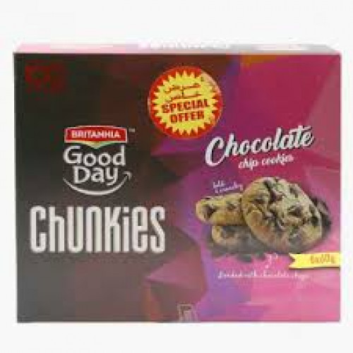 Britannia Chunkies Chocochip 6Sx60Gm Sp Britannia Chunkies Chocochip 6Sx60Gm Sp