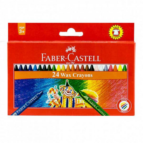 Faber Castell 24 Wax Crayons Faber Castell 24 Wax Crayons