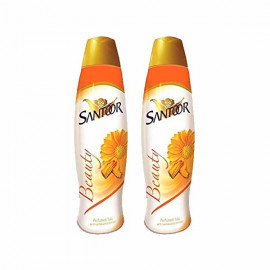 Santoor Perfumed Talc 2 x 400gm