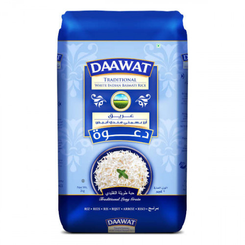 Daawat Traditional Indian Basmati Rice 2Kg  Daawat Traditional Indian Basmati Rice 2Kg