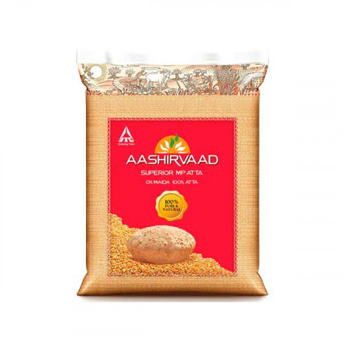 Aashirvaad Whole Wheat Flour(Shudh Chakki Atta) 2Kg  Aashirvaad Whole Wheat Flour(Shudh Chakki Atta) 2Kg