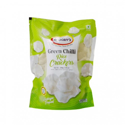 Maniarrs Khichiya(Rice Crackers)Greenchilli 300G Maniarrs Khichiya(Rice Crackers)Greenchilli 300G