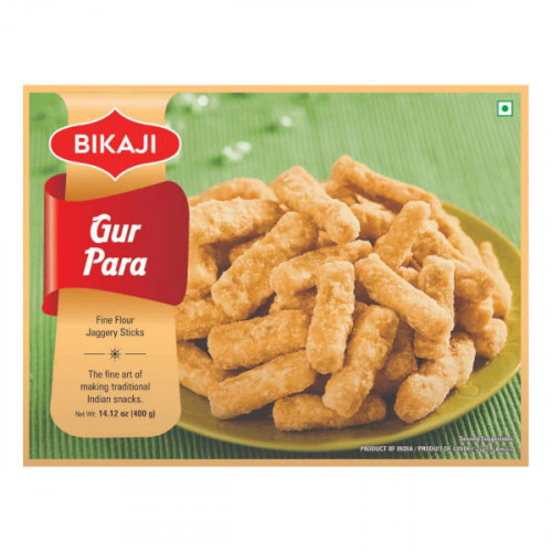 Bikaji Gurpara Jaggery Flour Sticks 400gm  Bikaji Gurpara Jaggery Flour Sticks 400gm