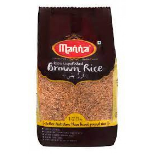 Manna Brown Rice 1Kg Manna Brown Rice 1Kg