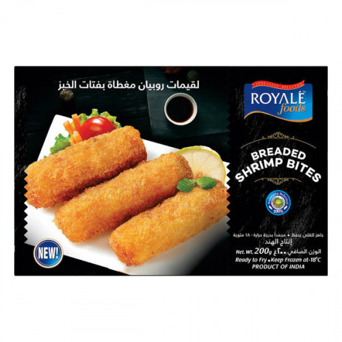 Royale Foods Frozen Breaded Shrimp Bites 200gm  Royale Foods Frozen Breaded Shrimp Bites 200gm